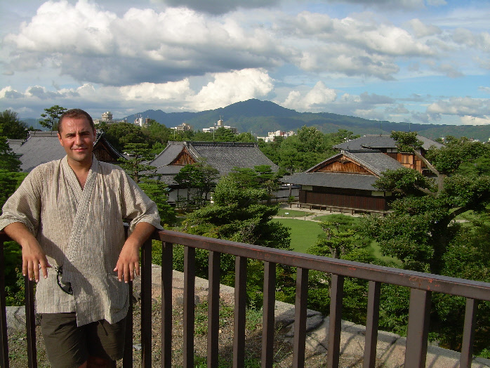 Marco no castelo de Nijo em Kyoto, japão 2010