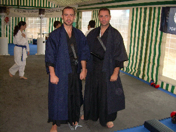 Marco e Artur na inauguração da Decathlon de Santarem