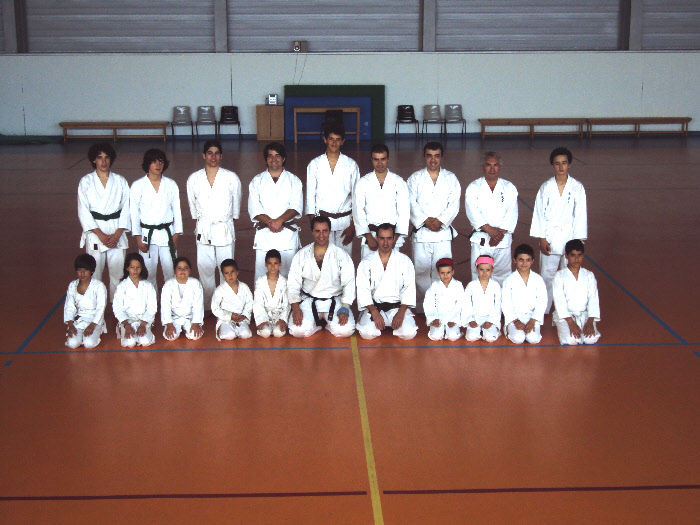 Grupo wado bushikai 10 anos da secção de karate da ALTB barrosa