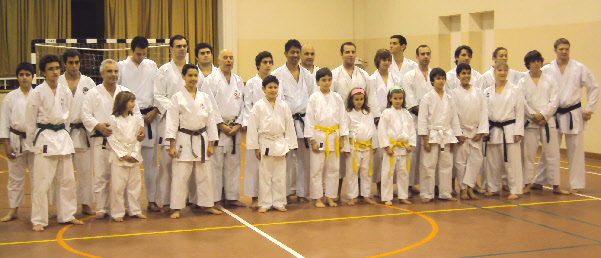 Foto de Grupo do Seminario tecnico Internacional com Sensei Shibata 2010