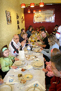 Almoço em Santarem durante Seminario Bob Nash 2010